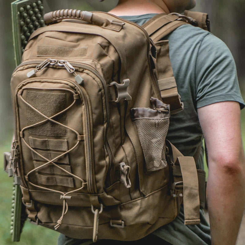 LQARMY Outdoor Tactical Backpack Military Rucksack For Hiking