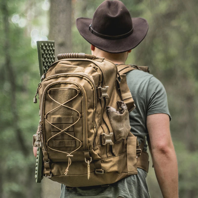 LQARMY Outdoor Tactical Backpack Military Rucksack For Hiking