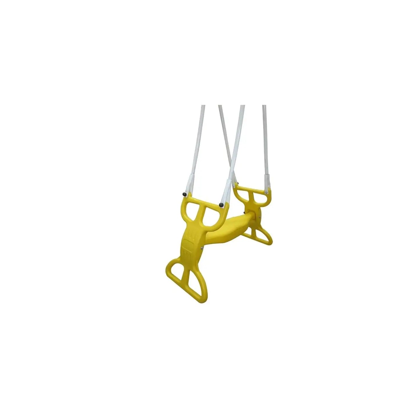 Metal A Frame Kids Swing Set Backyard Playset With Slide See Saw Glider