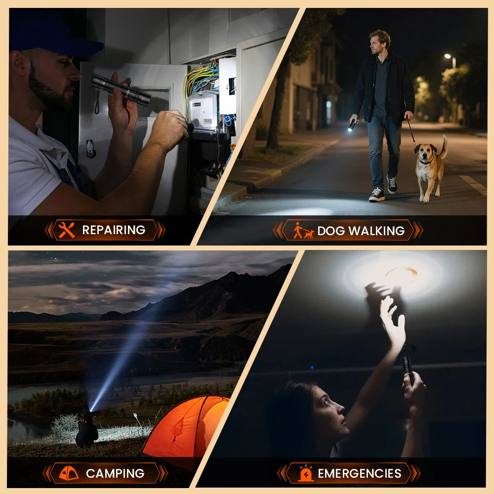 Sofirn SK30 3000 Lumen 6000K USB C Tactical Flashlight