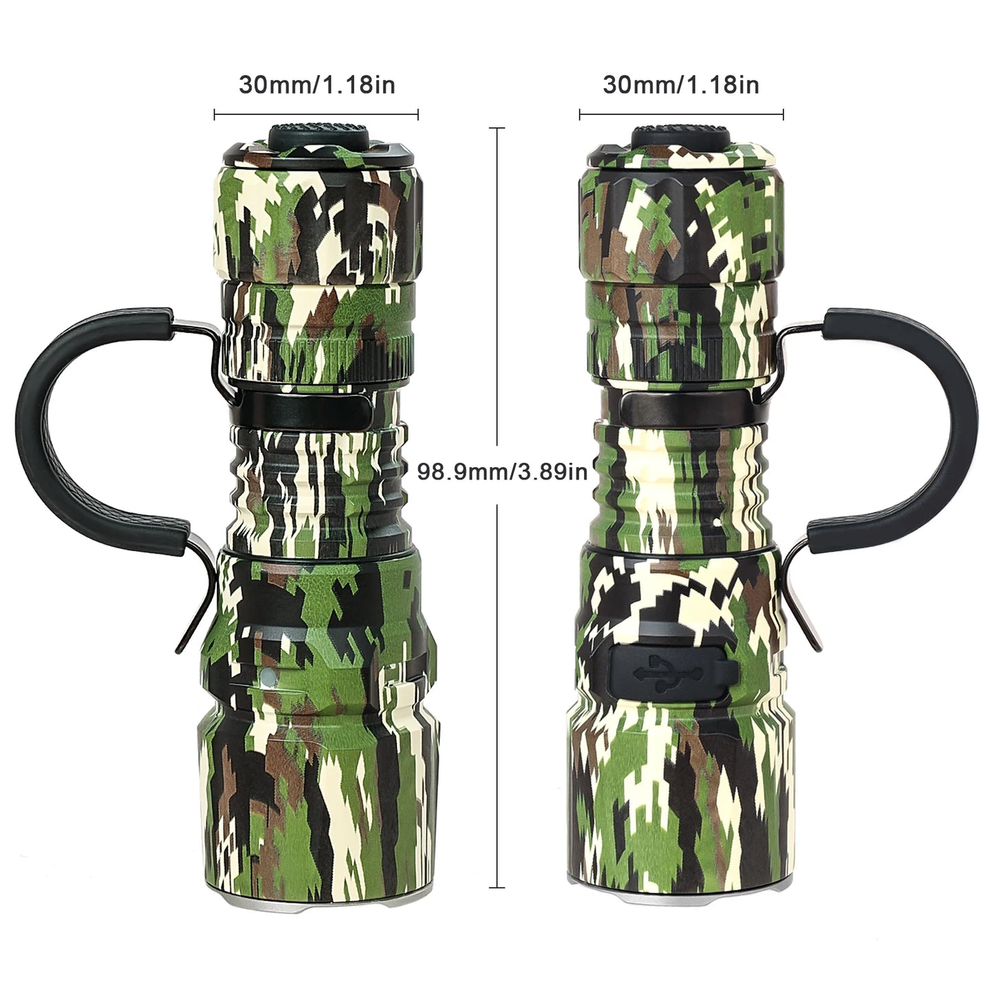 Wurkkos TD07 1300LM Tactical Flashlight Long Throw IP68