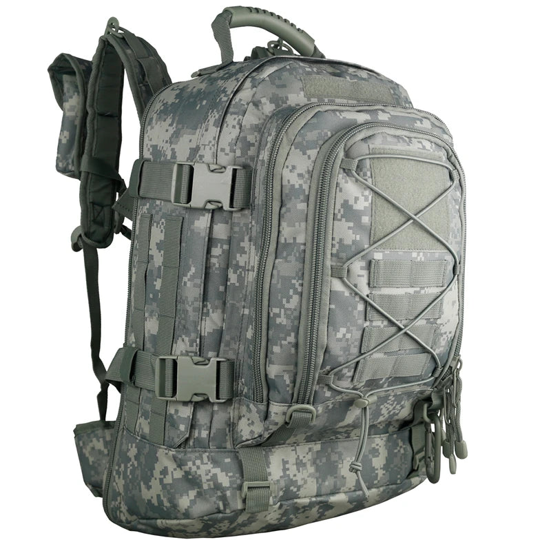 LQARMY Nylon Tactical Backpack Outdoor Rucksack For Hiking Travel