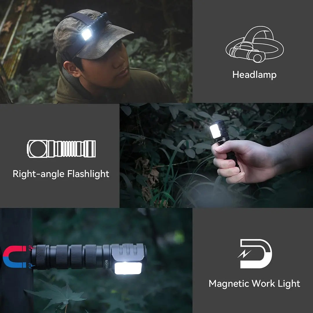 Sofirn HS42 Headlamp 2100 Lumen USB C Magnetic Rechargeable
