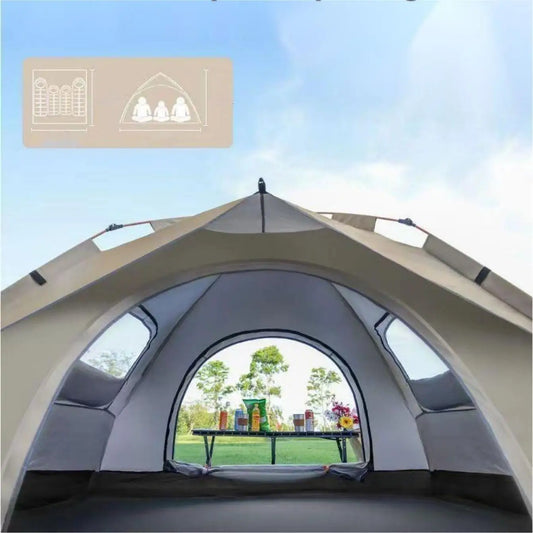 Pakicetus Auto Opening Sunshade Camping Tent With Two Doors