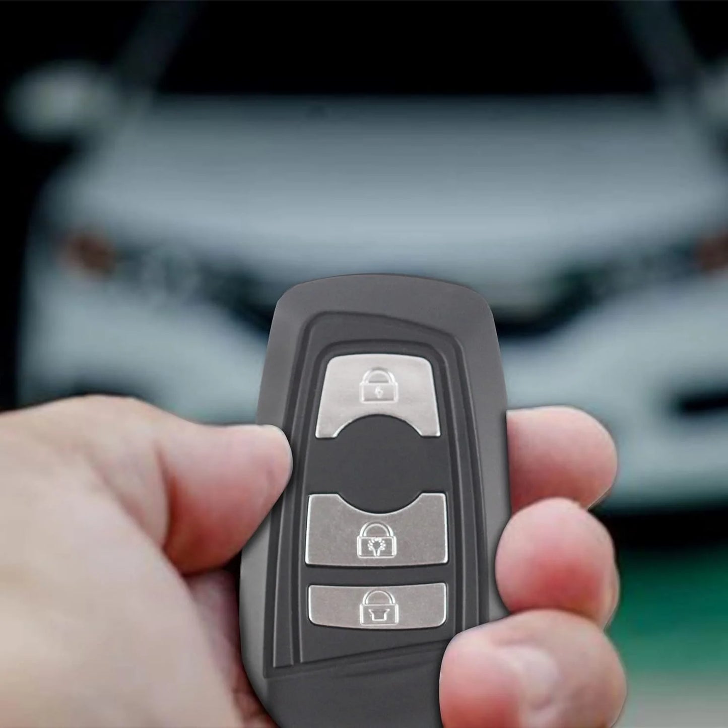 Car Key Stun Gun Self Defense Pendant With Led Light