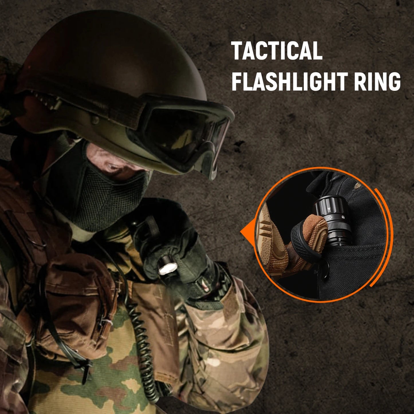 Wurkkos TD07 1300LM Tactical Flashlight Long Throw IP68