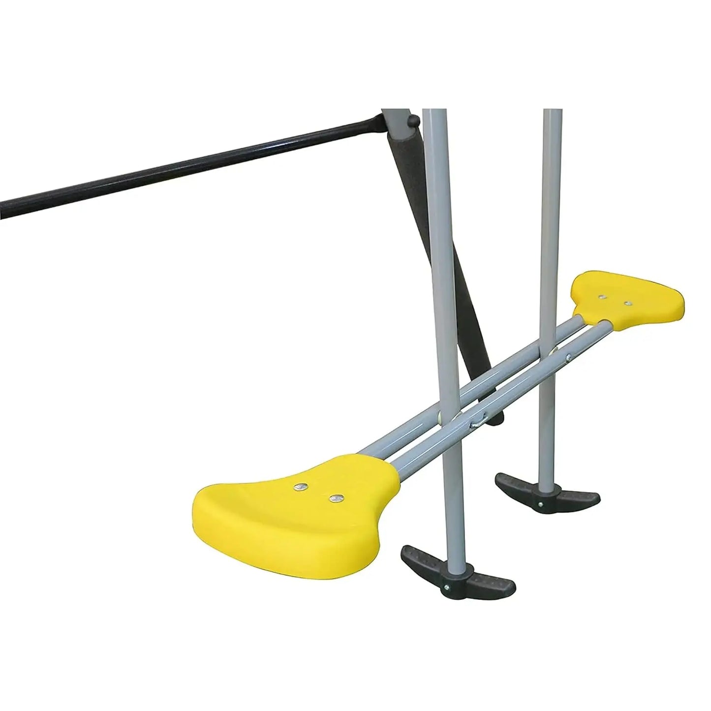 Metal A Frame Kids Swing Set Backyard Playset With Slide See Saw Glider
