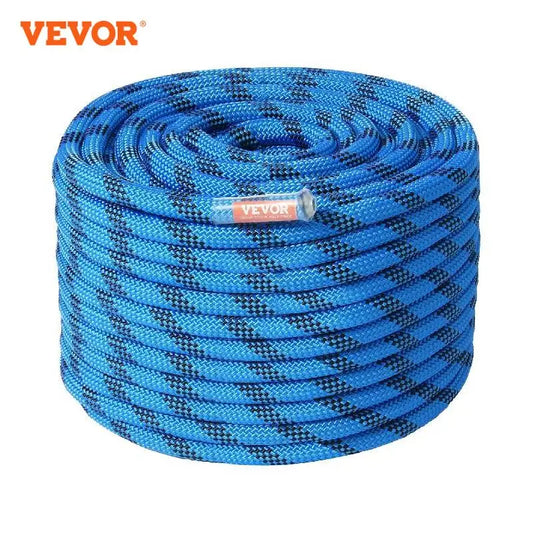 VEVOR Static Climbing Rope 32 kN Breaking Strength With Hooks